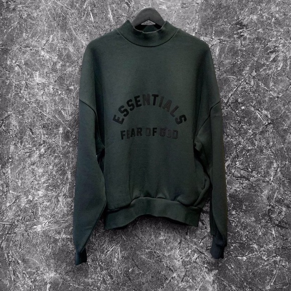 Essentials Fear of God Black Sweatshirt